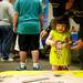 Bailey Marrs, 3, and her dad Ryan play with a life-size Operation game during the Mini Maker Faire on Saturday, June 8. Daniel Brenner I AnnArbor.com